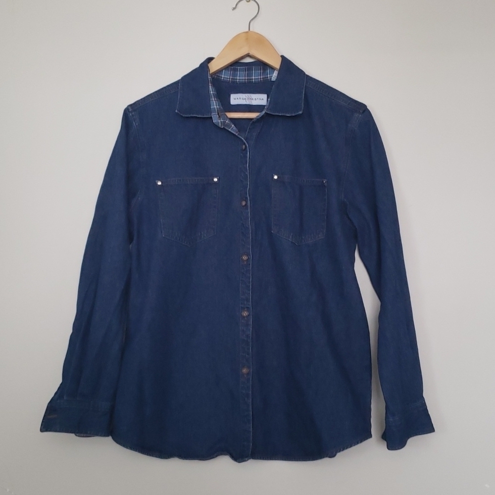 Marisa Christina Denim Long sleeve shirt